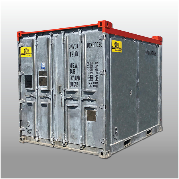 DNV 8' x 10' Open Top Container