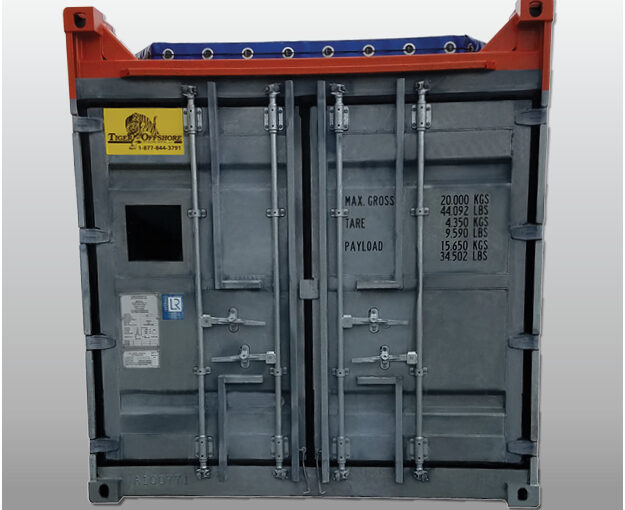 DNV 8' x 20' Open Top Container with Tarp