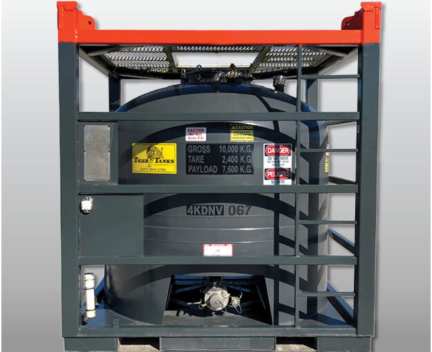 DNV 25 bbl Stainless Steel Low Profile Vertical Tank