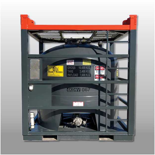 DNV 25 bbl Stainless Steel Low Profile Vertical Tank