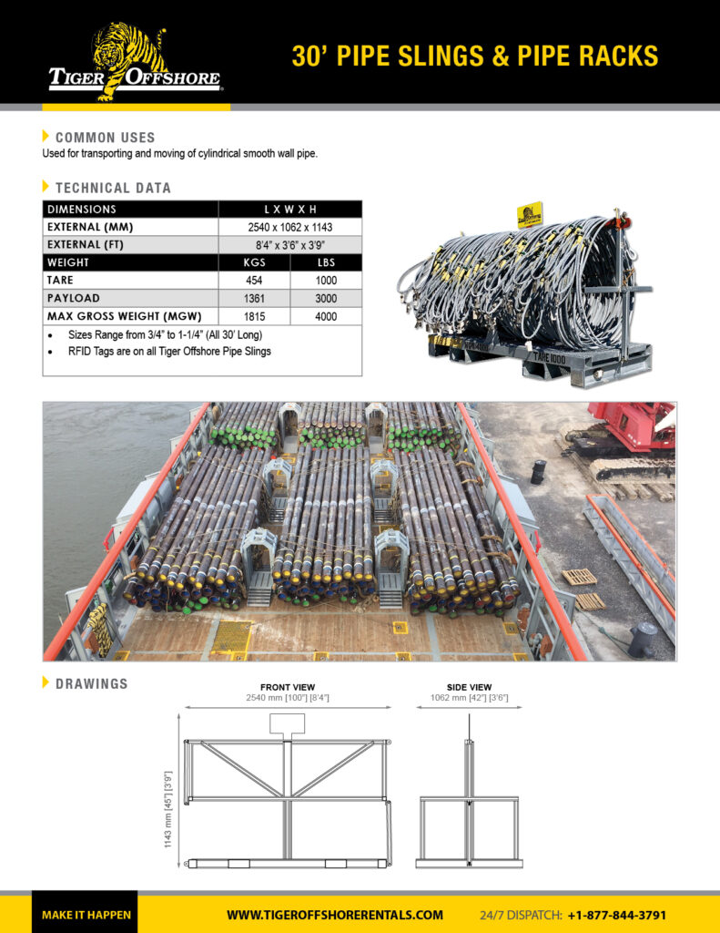 30ft_Pipe_Slings_and_Pipe_Racks