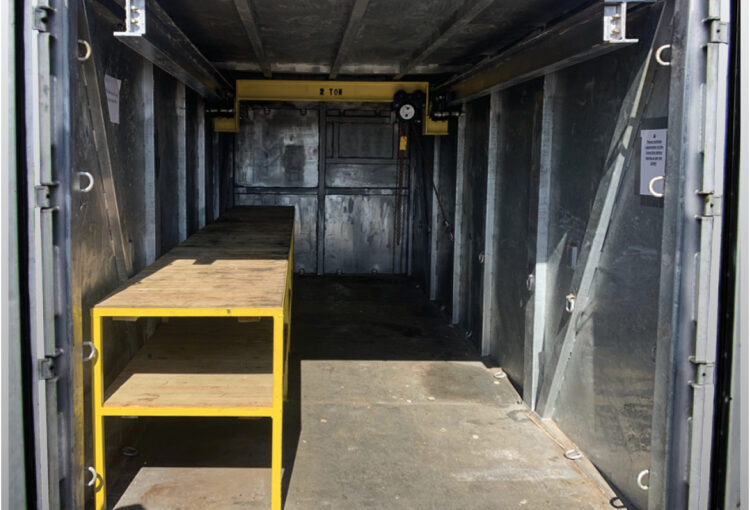 DNV 8x20 Job Box with Overhead 1 Ton Crane-1