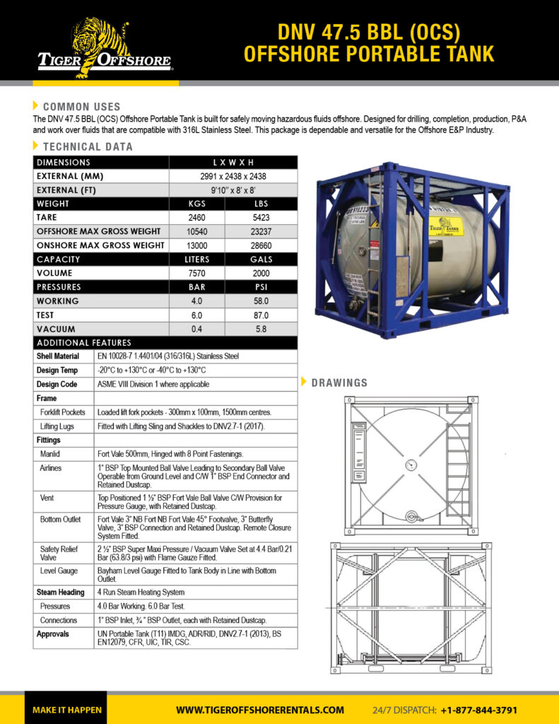 DNV_47.5bbl_OCS_Offshore_Portable_Tank