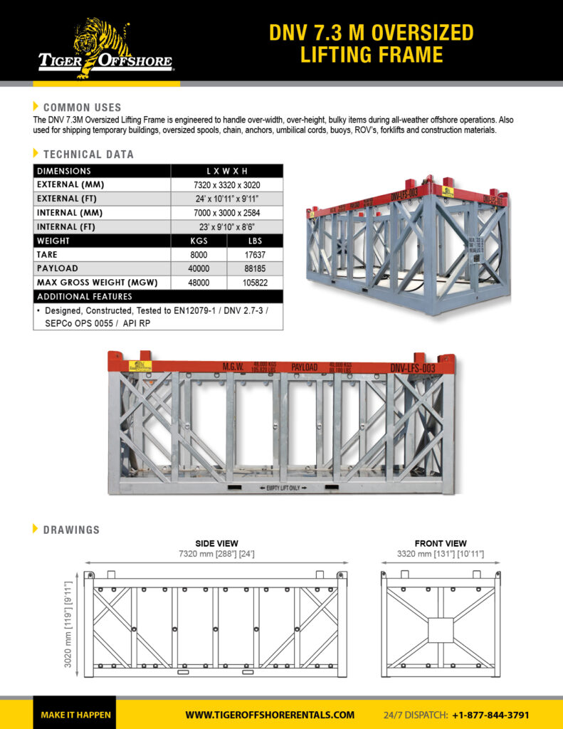 DNV_7.3M_Oversized_Lifting_Frame