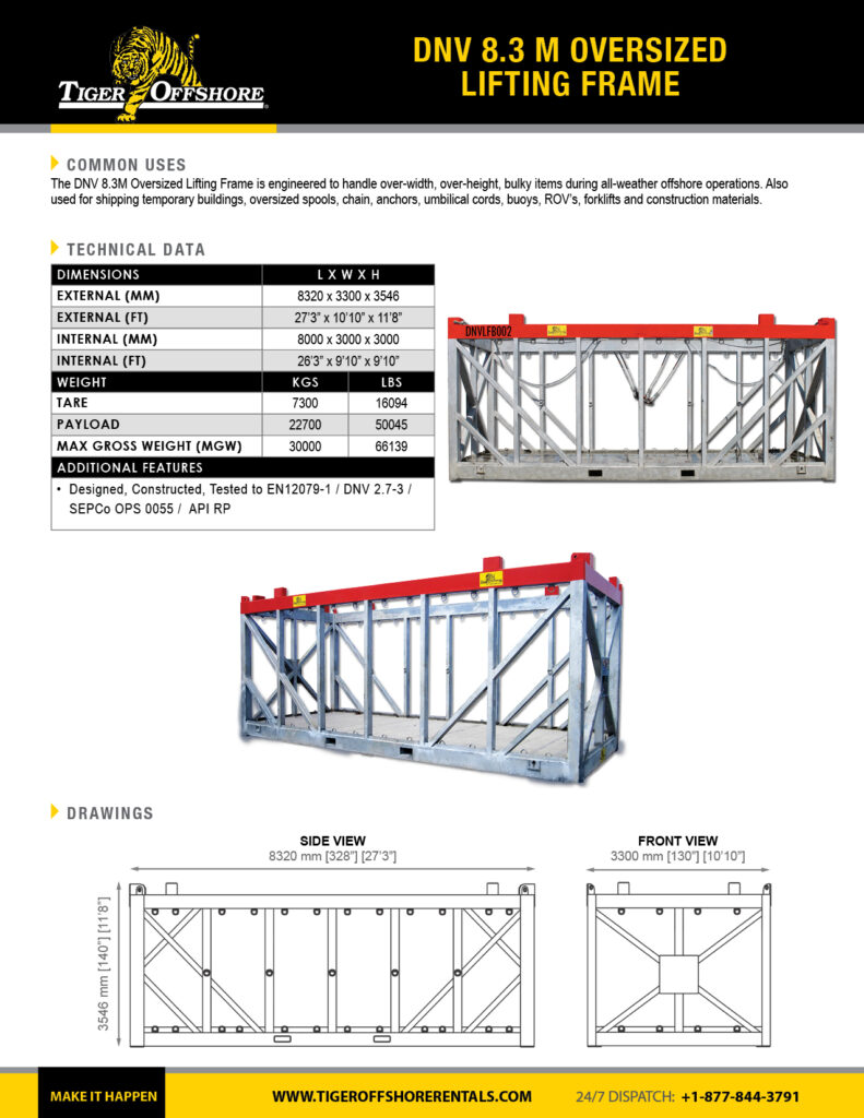 DNV_8.3M_Oversized_Lifting_Frame