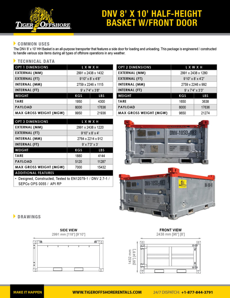 DNV_8x10_Half-Height_Basket_with_Front_Door