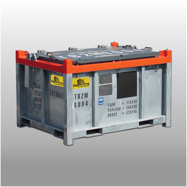 DNV 2 Meter Waste Skip / Tool Box
