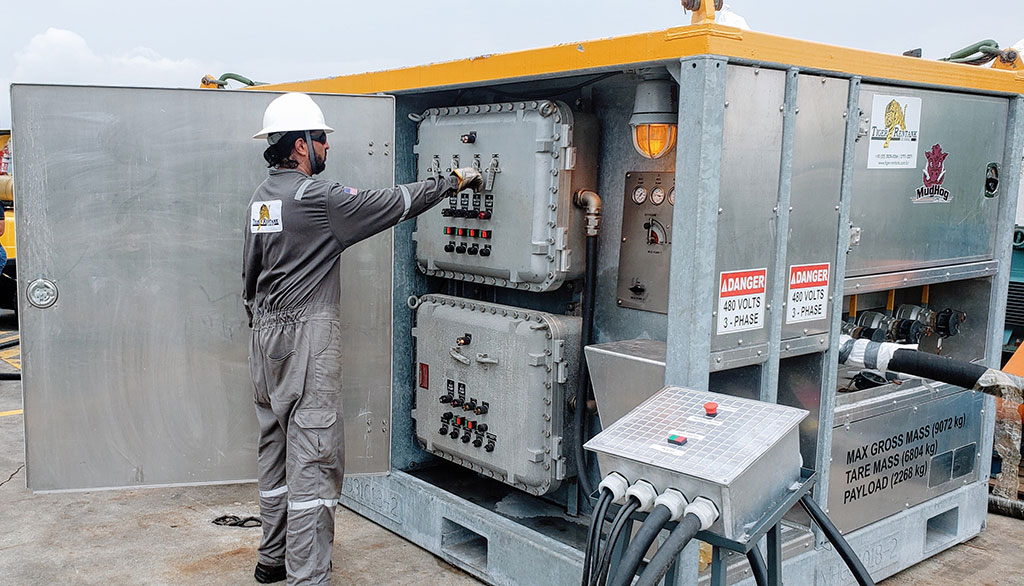 MudHog Automated Tank Cleaning Equipment in Brazil