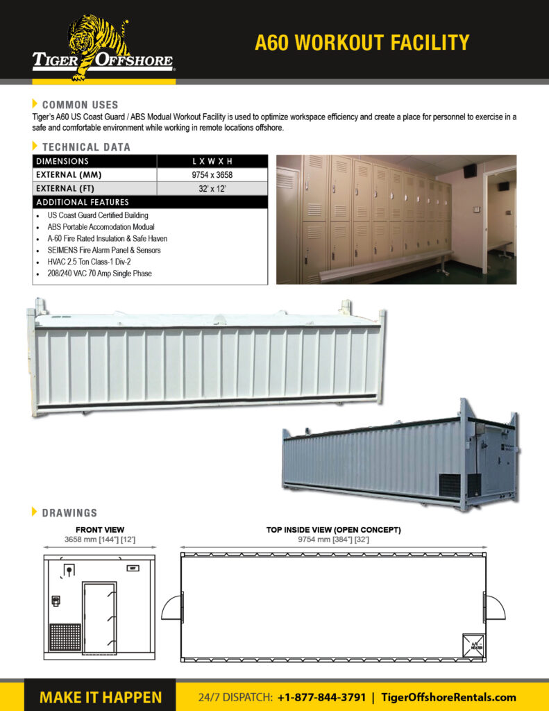 A60 12x32 Workout Facility