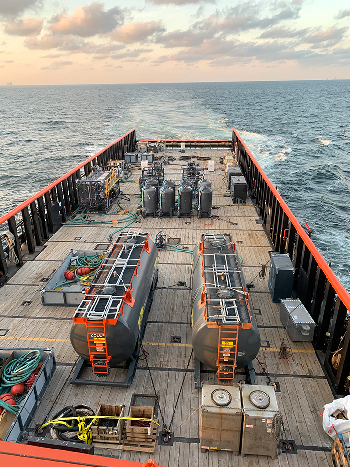 Tiger 500 bbl Coast Guard Approved CGA Offshore Fluid Transport Tanks in the Gulf of America