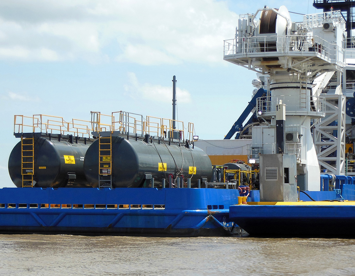 Tiger Offshore 500 bbl CGA Transport Tanks on Couvillion Job website_website2