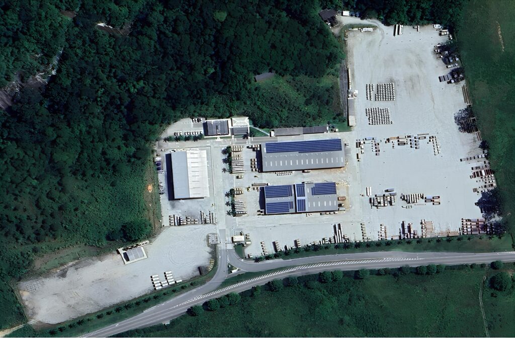 Foto aérea melhorada